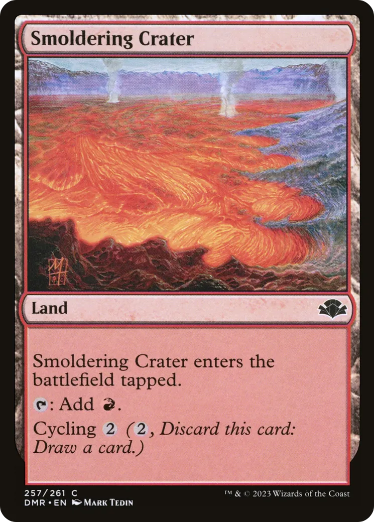 Smoldering Crater — Dominaria Remastered — Magic: The Gathering