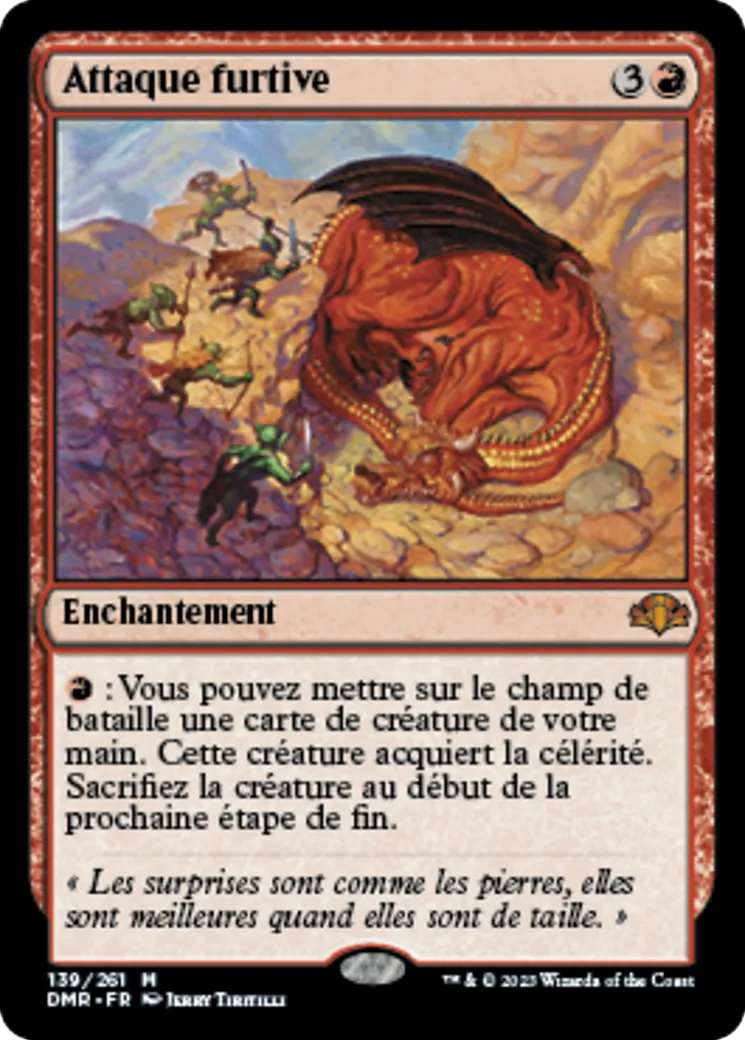 Attaque furtive — Dominaria Remastered — Magic: The Gathering