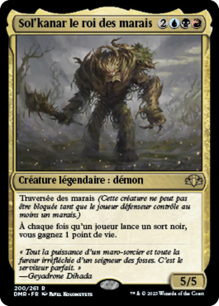 Sol'kanar le roi des marais — Dominaria Remastered — Magic: The Gathering