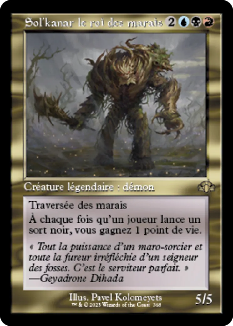 Sol'kanar le roi des marais from Dominaria Remastered - Magic: The Gathering
