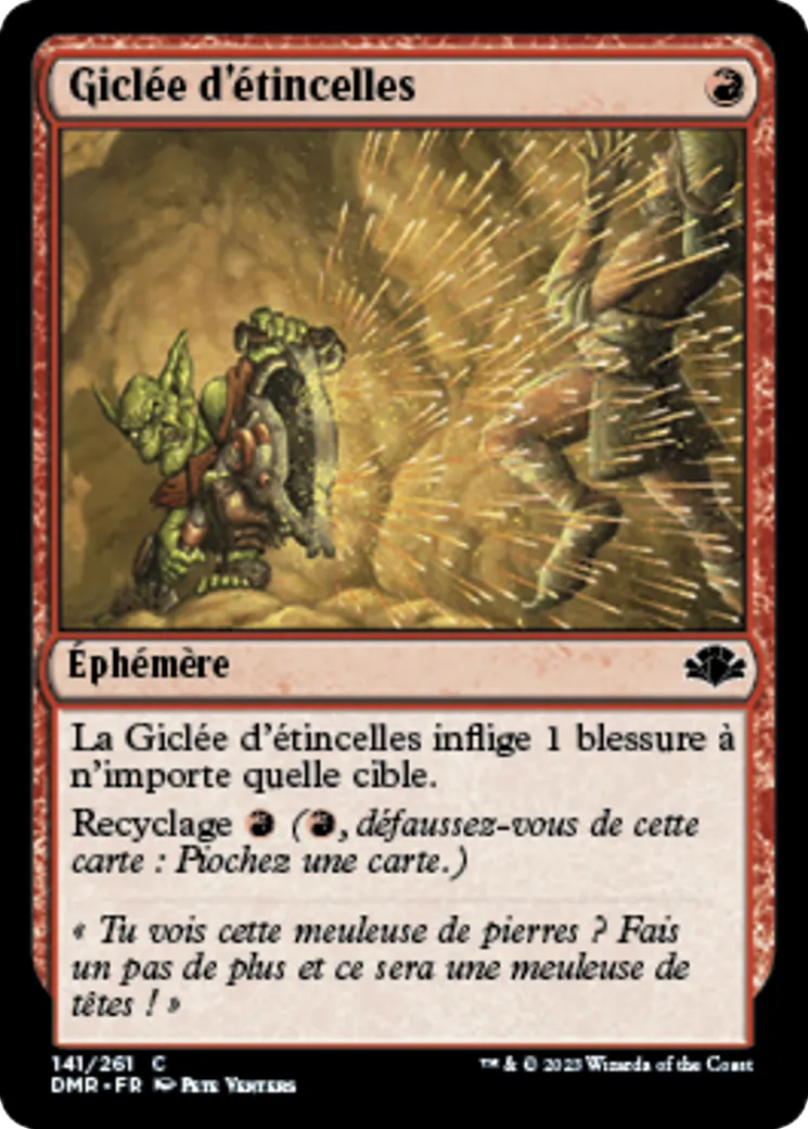 Giclée d'étincelles — Dominaria Remastered — Magic: The Gathering
