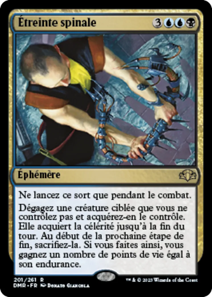 Étreinte spinale — Dominaria Remastered — Magic: The Gathering
