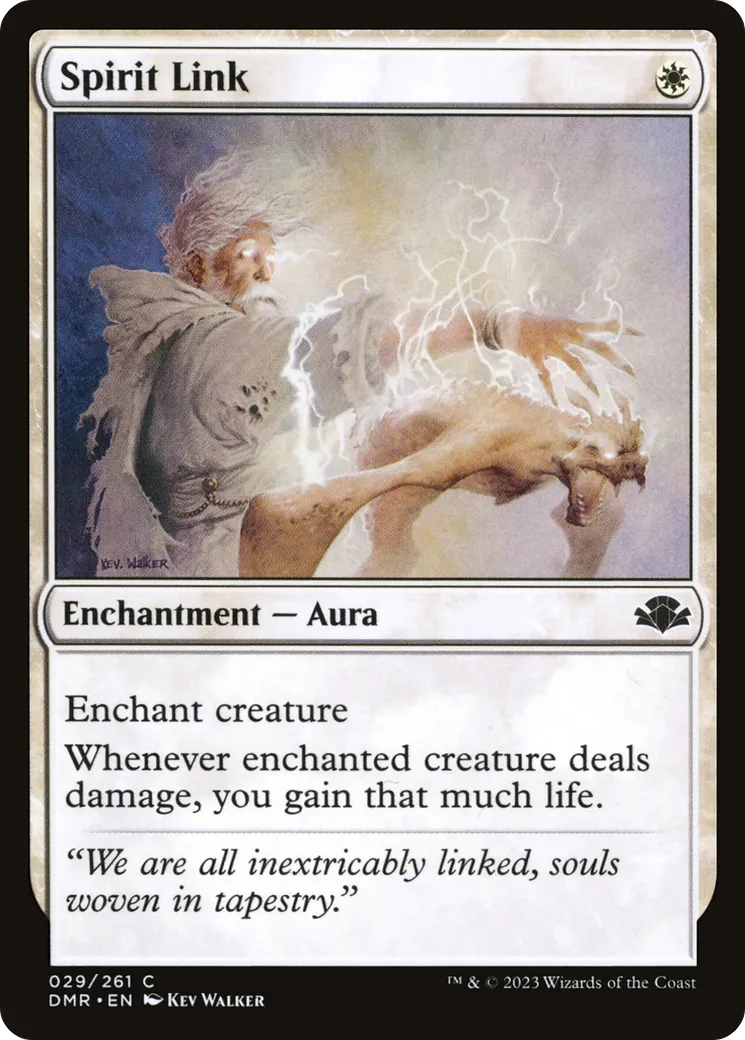 Spirit Link — Dominaria Remastered — Magic: The Gathering