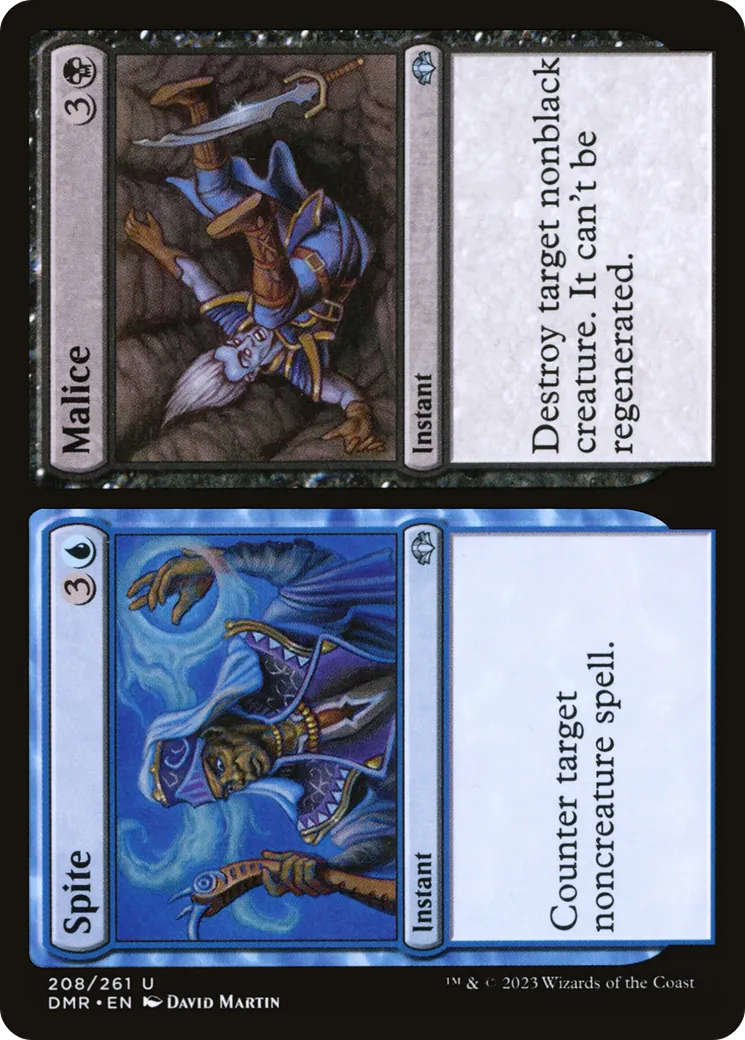 Spite // Malice — Dominaria Remastered — Magic: The Gathering