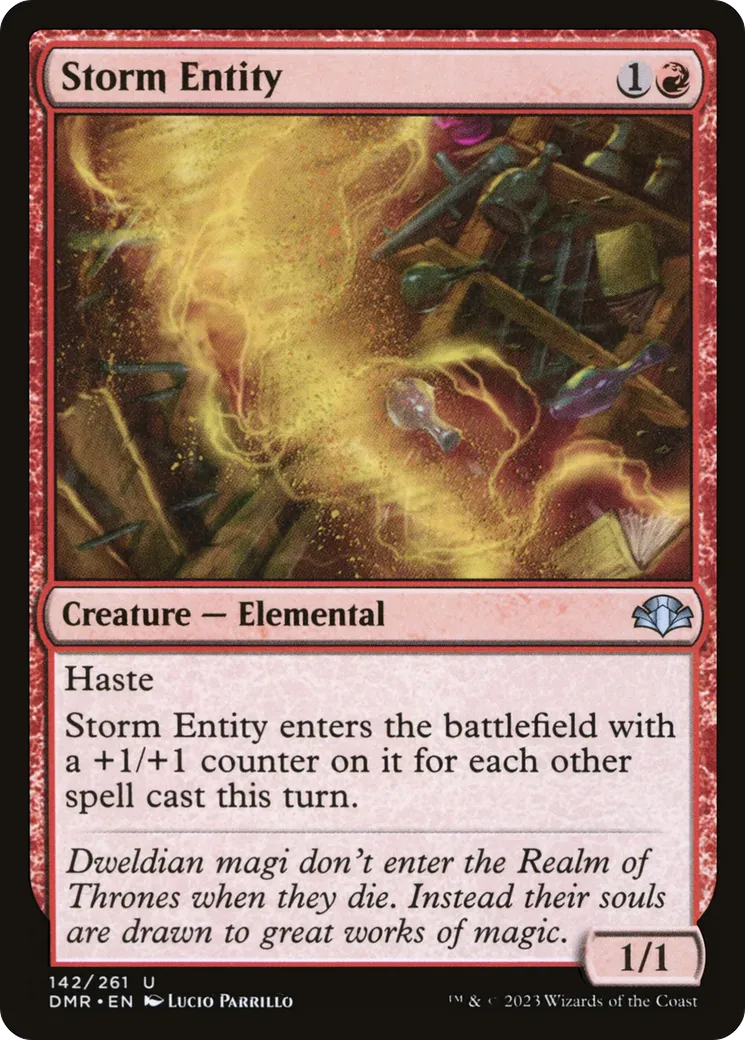 Storm Entity — Dominaria Remastered — Magic: The Gathering