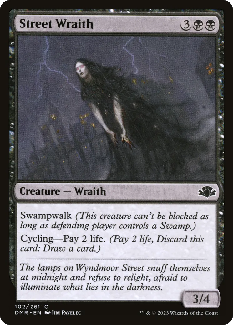 Street Wraith — Dominaria Remastered — Magic: The Gathering