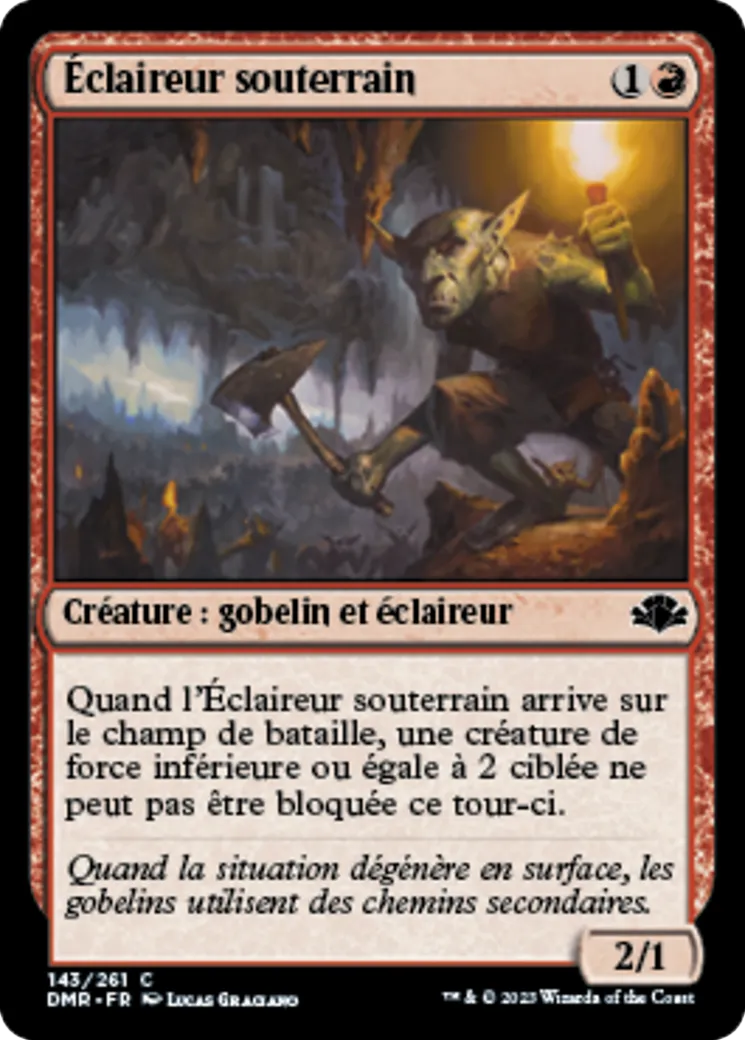 Éclaireur souterrain from Dominaria Remastered - Magic: The Gathering