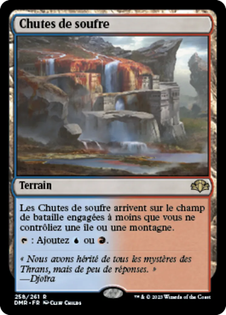 Chutes de soufre — Dominaria Remastered — Magic: The Gathering