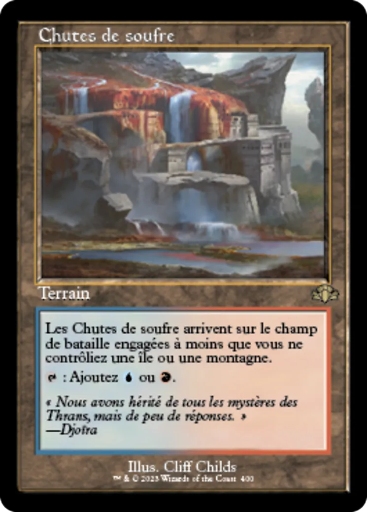 Chutes de soufre — Dominaria Remastered — Magic: The Gathering