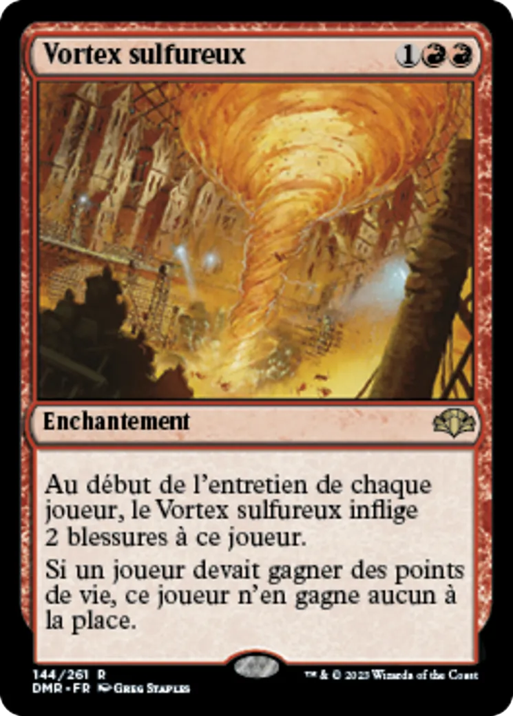 Vortex sulfureux — Dominaria Remastered — Magic: The Gathering