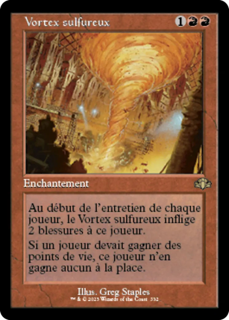 Vortex sulfureux — Dominaria Remastered — Magic: The Gathering