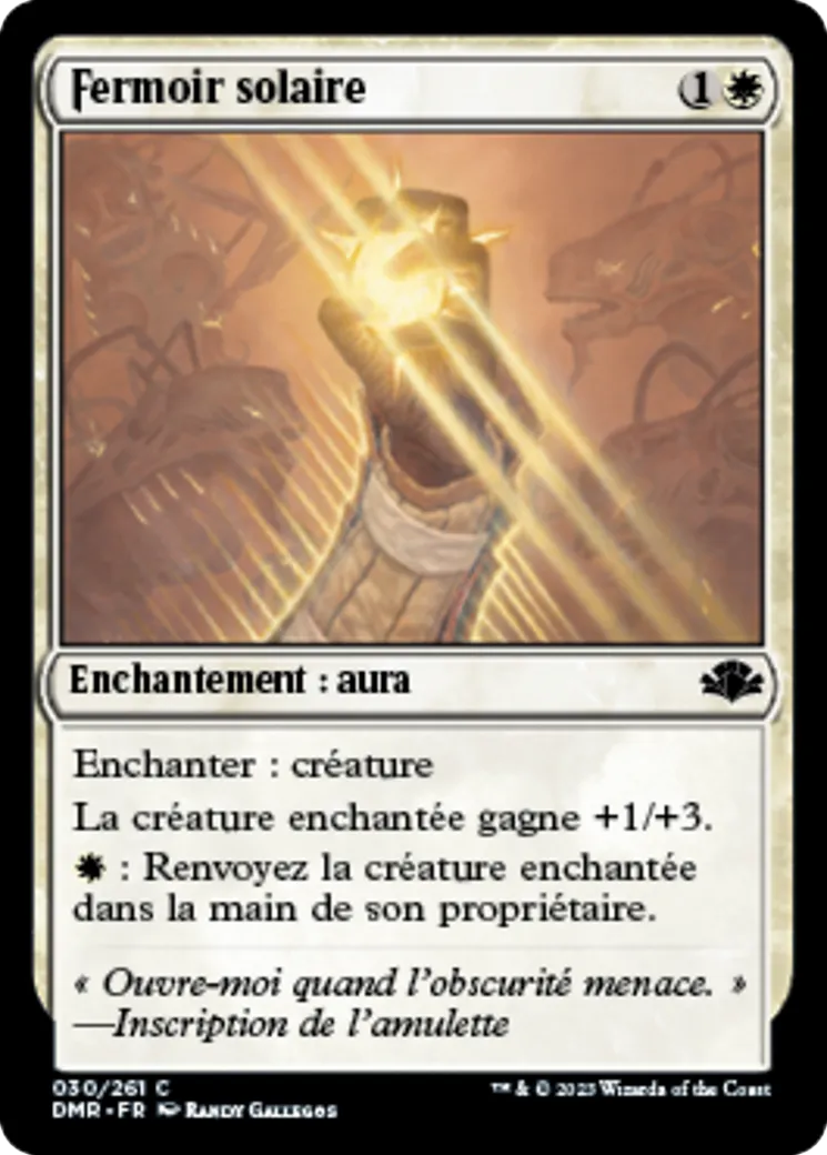 Fermoir solaire — Dominaria Remastered — Magic: The Gathering