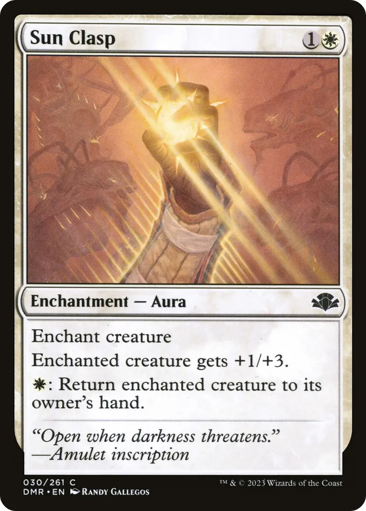 Fermoir solaire — Dominaria Remastered — Magic: The Gathering