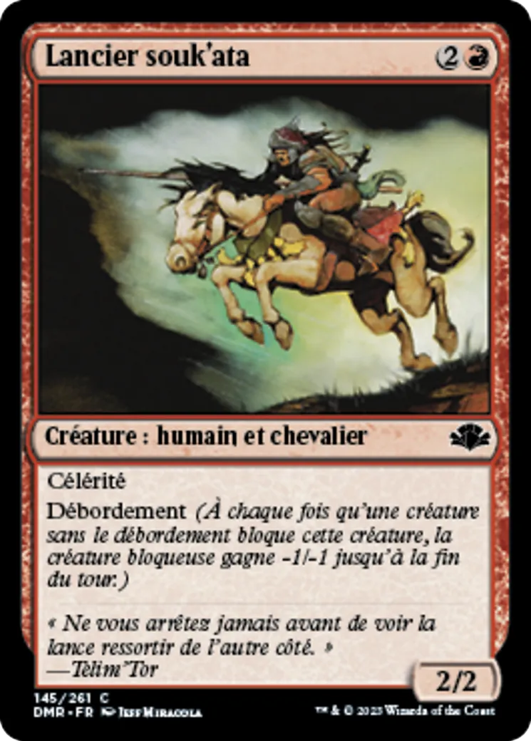 Lancier souk'ata — Dominaria Remastered — Magic: The Gathering