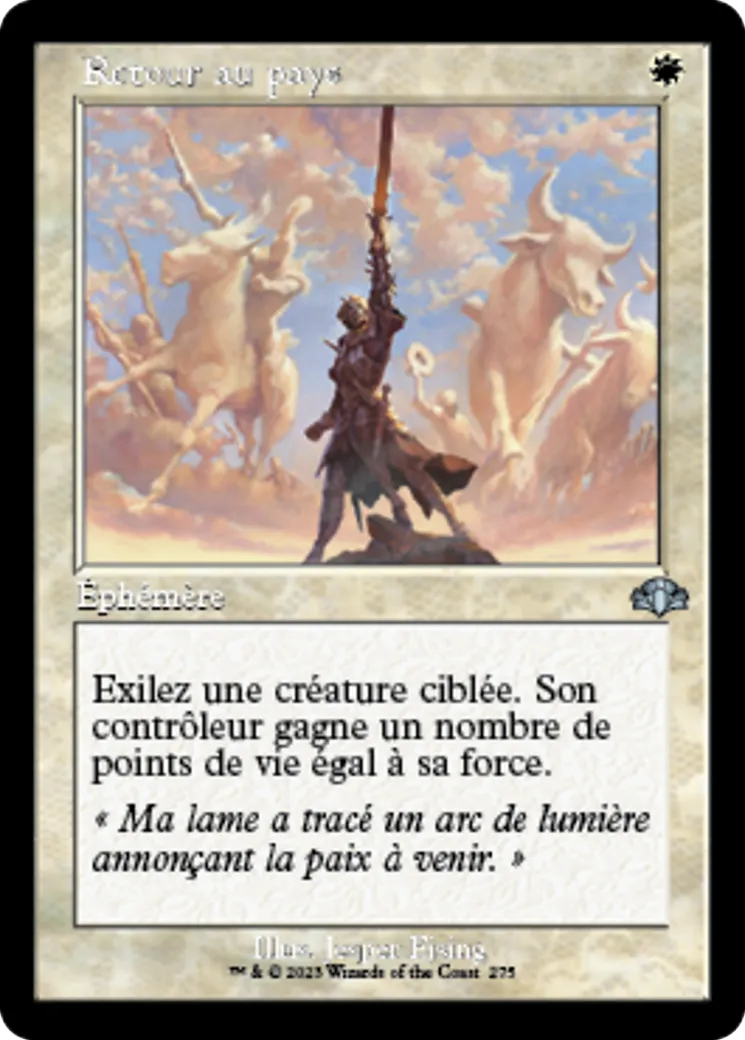 Retour au pays from Dominaria Remastered - Magic: The Gathering