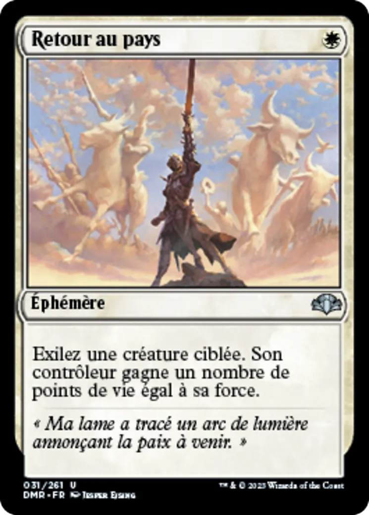 Retour au pays — Dominaria Remastered — Magic: The Gathering