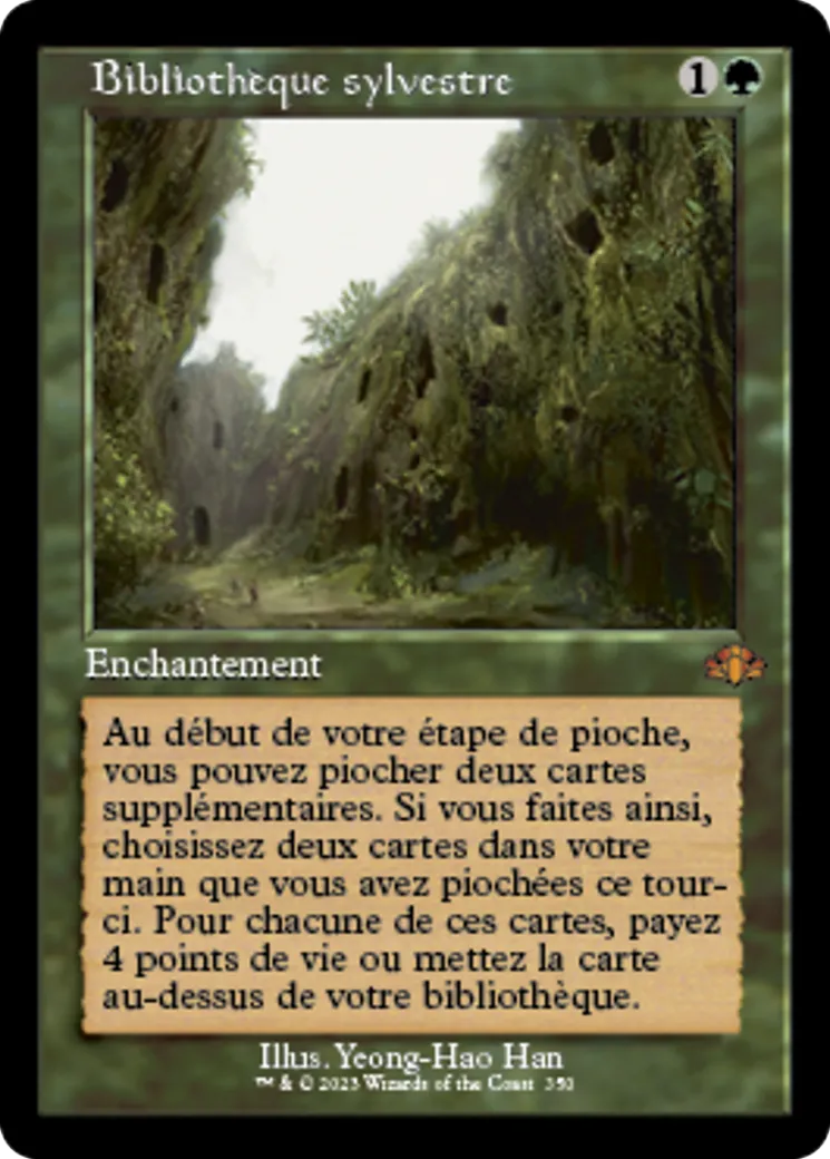 Bibliothèque sylvestre from Dominaria Remastered - Magic: The Gathering