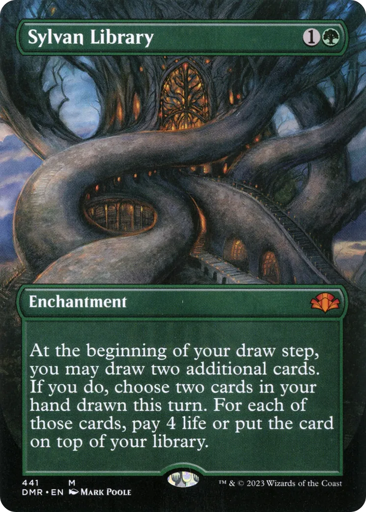Sylvan Library from Dominaria Remastered - Magic: The Gathering