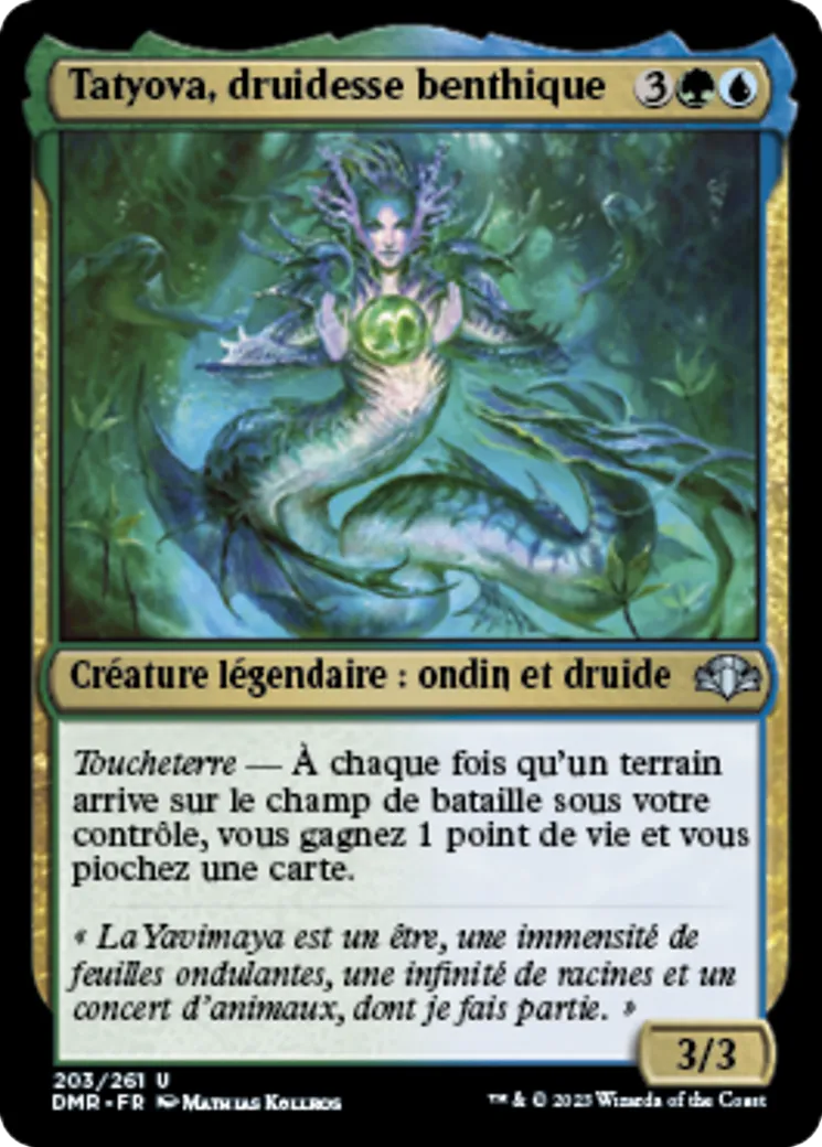 Tatyova, druidesse benthique from Dominaria Remastered - Magic: The Gathering
