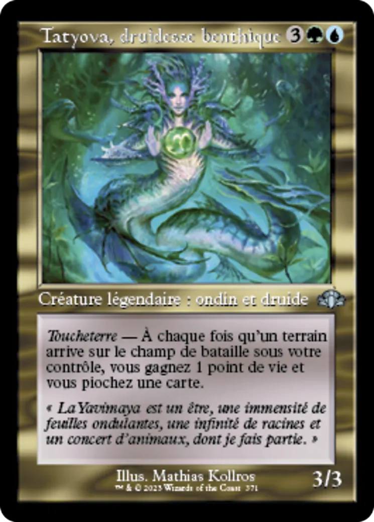 Tatyova, druidesse benthique — Dominaria Remastered — Magic: The Gathering