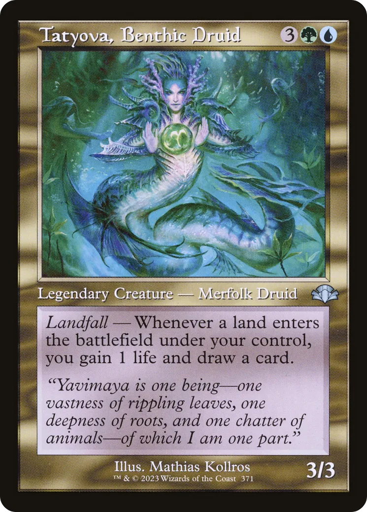 Tatyova, Benthic Druid — Dominaria Remastered — Magic: The Gathering