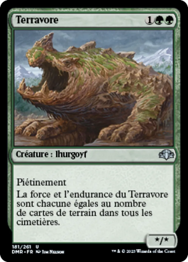 Terravore — Dominaria Remastered — Magic: The Gathering