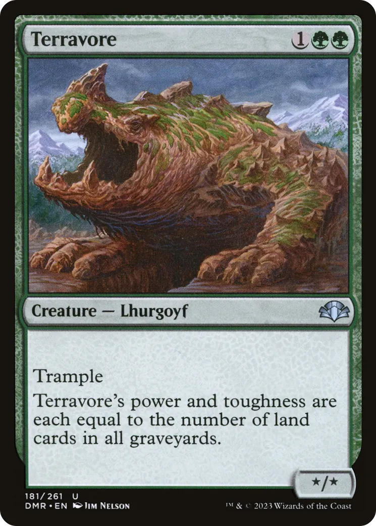 Terravore — Dominaria Remastered — Magic: The Gathering