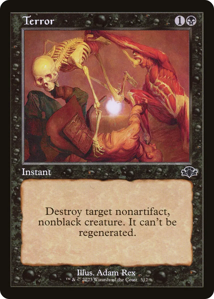 Terror — Dominaria Remastered — Magic: The Gathering