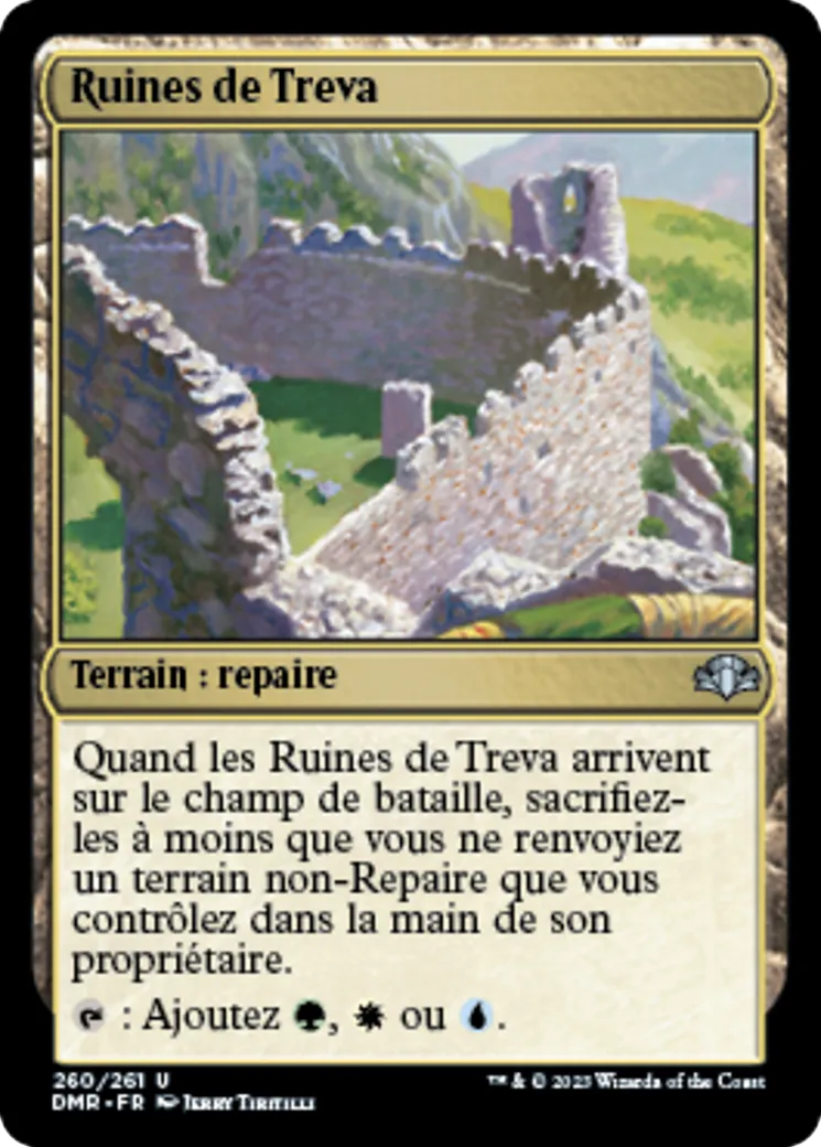 Ruines de Treva from Dominaria Remastered - Magic: The Gathering