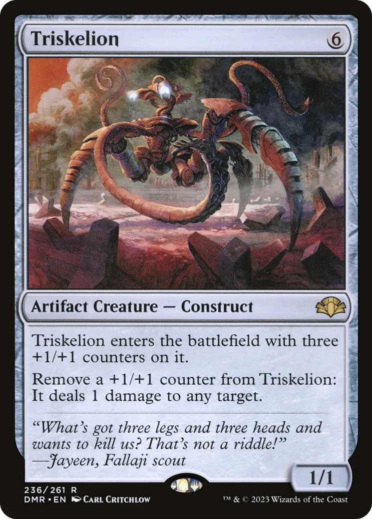 Triskelion — Dominaria Remastered — Magic: The Gathering