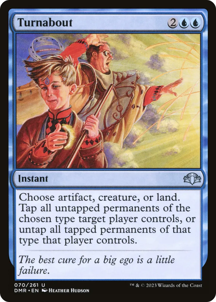 Turnabout from Dominaria Remastered - Magic: The Gathering