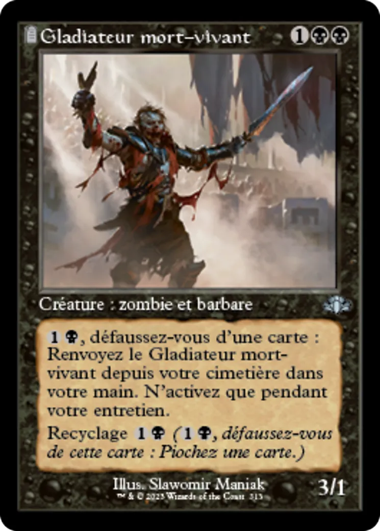 Gladiateur mort-vivant — Dominaria Remastered — Magic: The Gathering