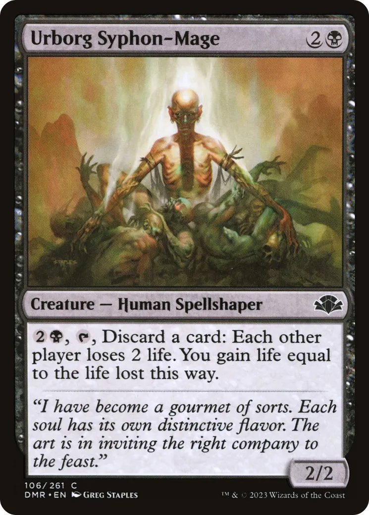 Urborg Syphon-Mage — Dominaria Remastered — Magic: The Gathering
