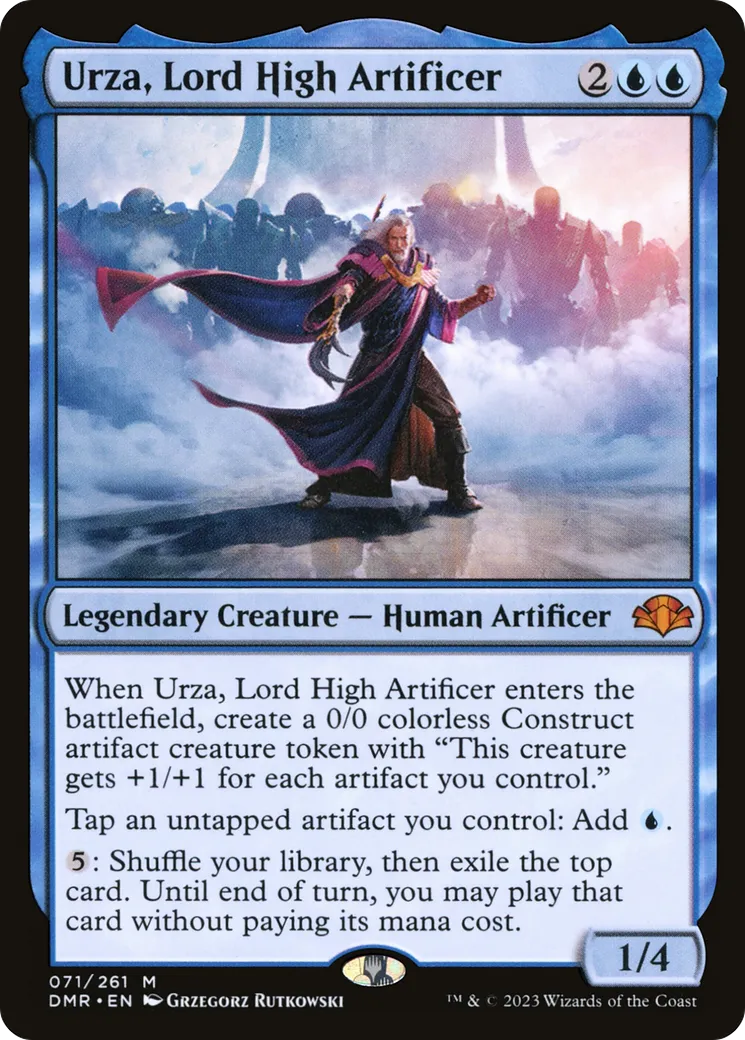Urza, Lord High Artificer — Dominaria Remastered — Magic: The Gathering