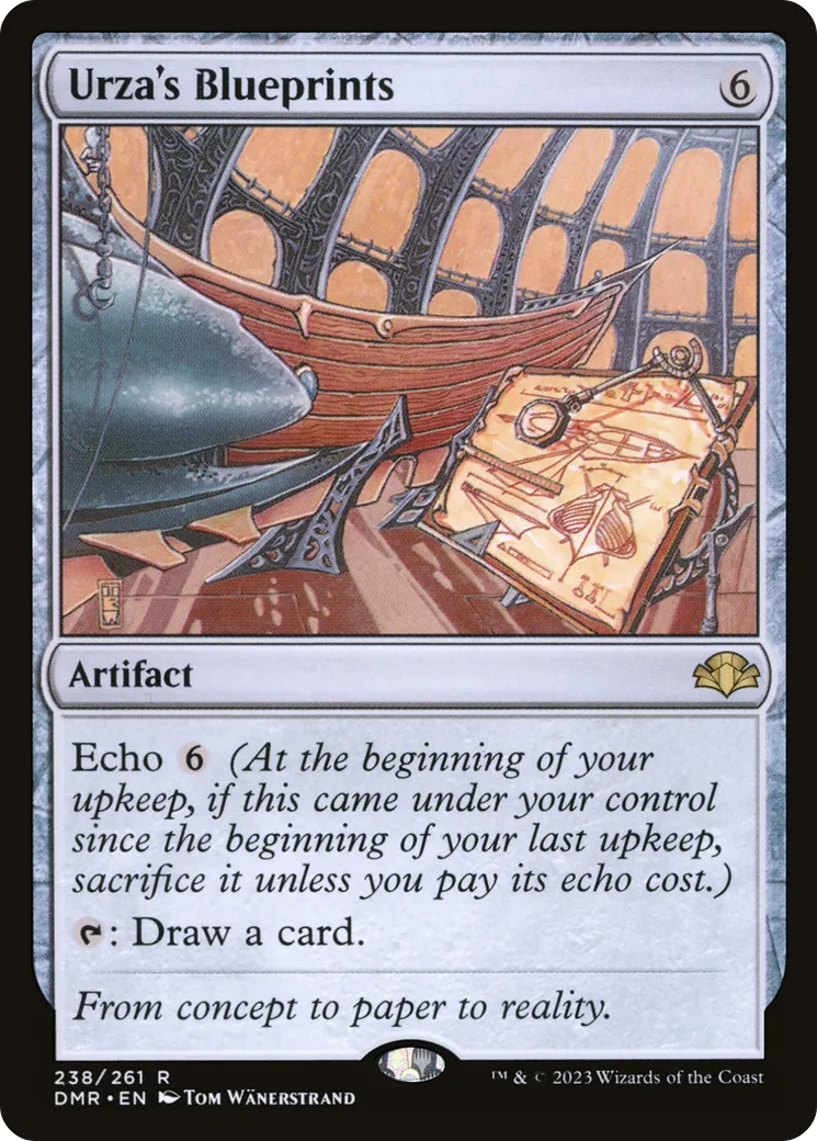 Urza's Blueprints — Dominaria Remastered — Magic: The Gathering