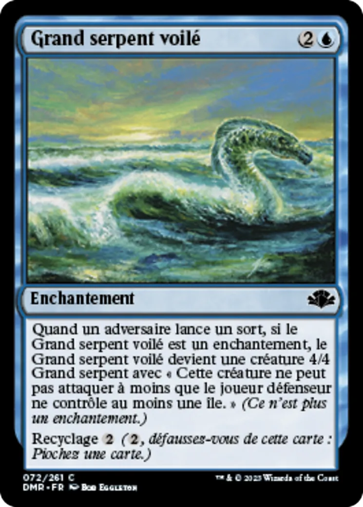 Grand serpent voilé — Dominaria Remastered — Magic: The Gathering
