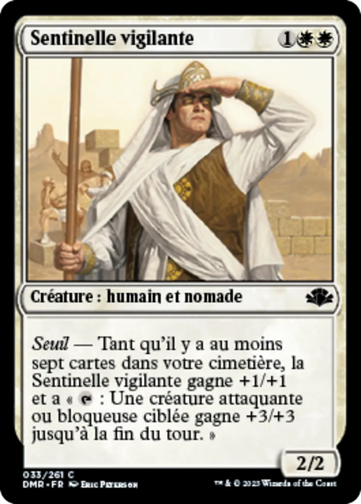 Sentinelle vigilante from Dominaria Remastered - Magic: The Gathering