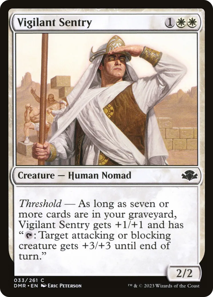 Sentinelle vigilante — Dominaria Remastered — Magic: The Gathering