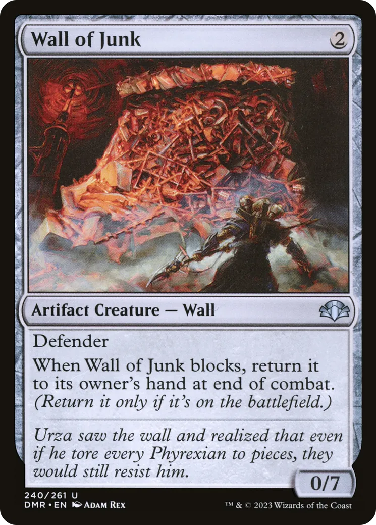 Wall of Junk — Dominaria Remastered — Magic: The Gathering