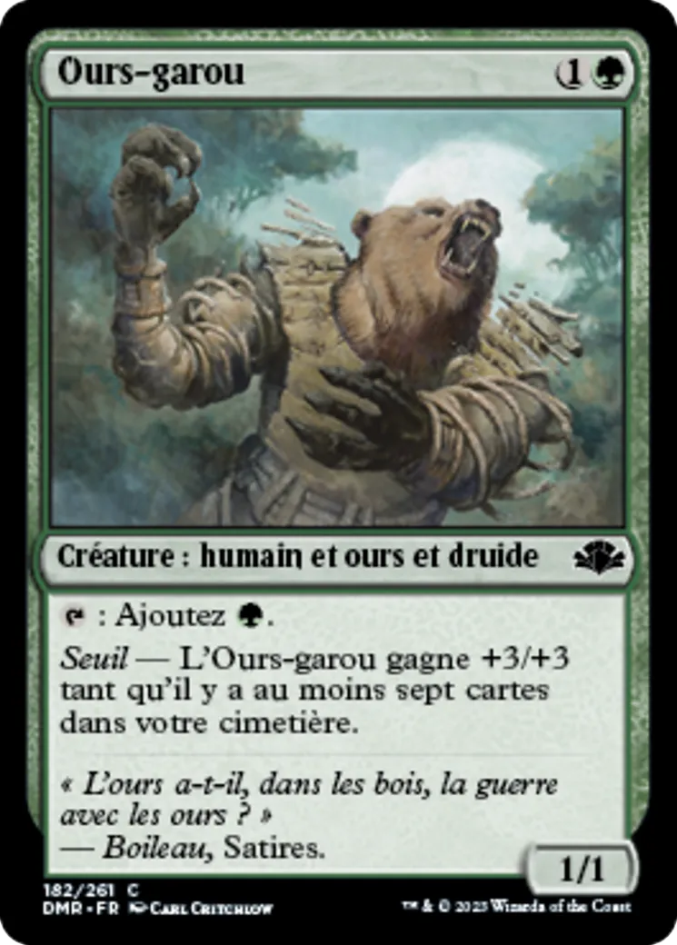 Ours-garou — Dominaria Remastered — Magic: The Gathering