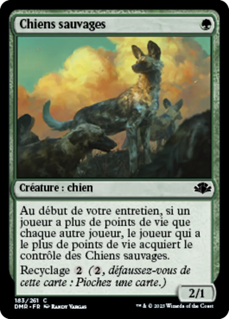 Chiens sauvages — Dominaria Remastered — Magic: The Gathering