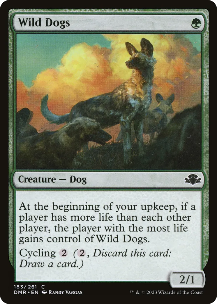 Chiens sauvages — Dominaria Remastered — Magic: The Gathering
