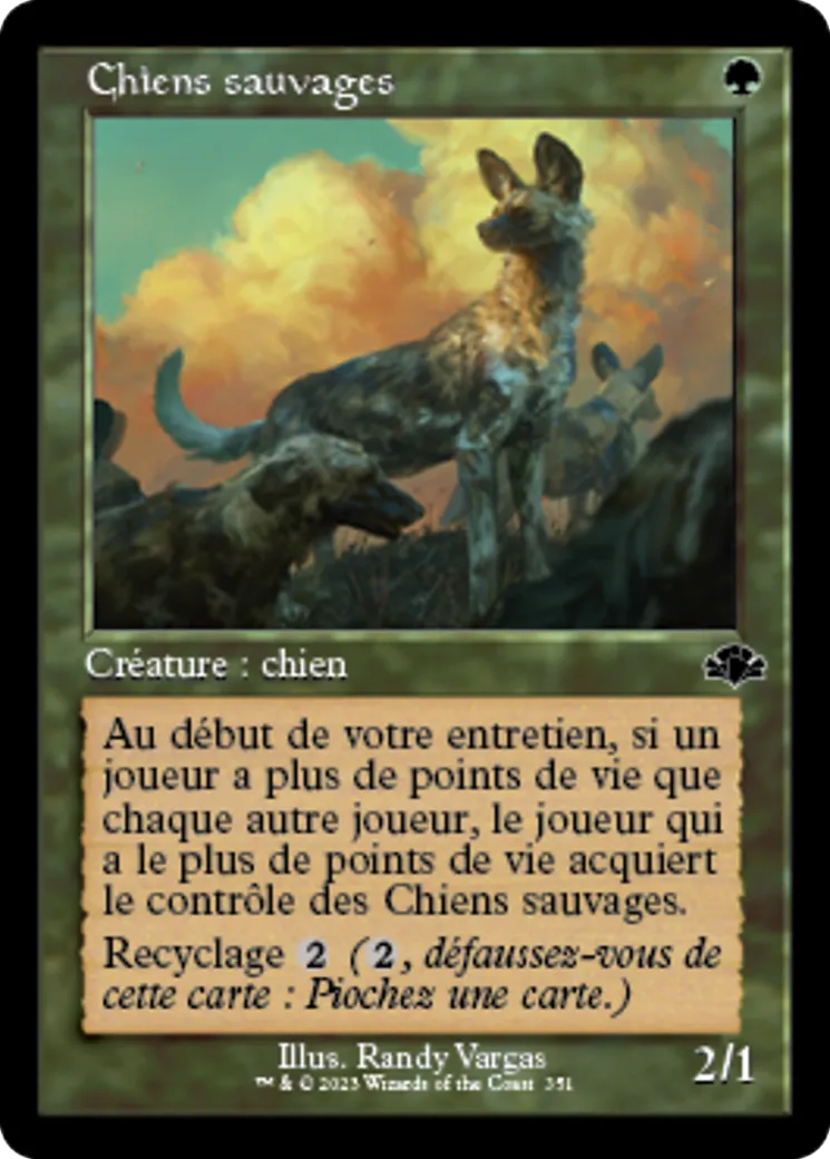 Chiens sauvages — Dominaria Remastered — Magic: The Gathering