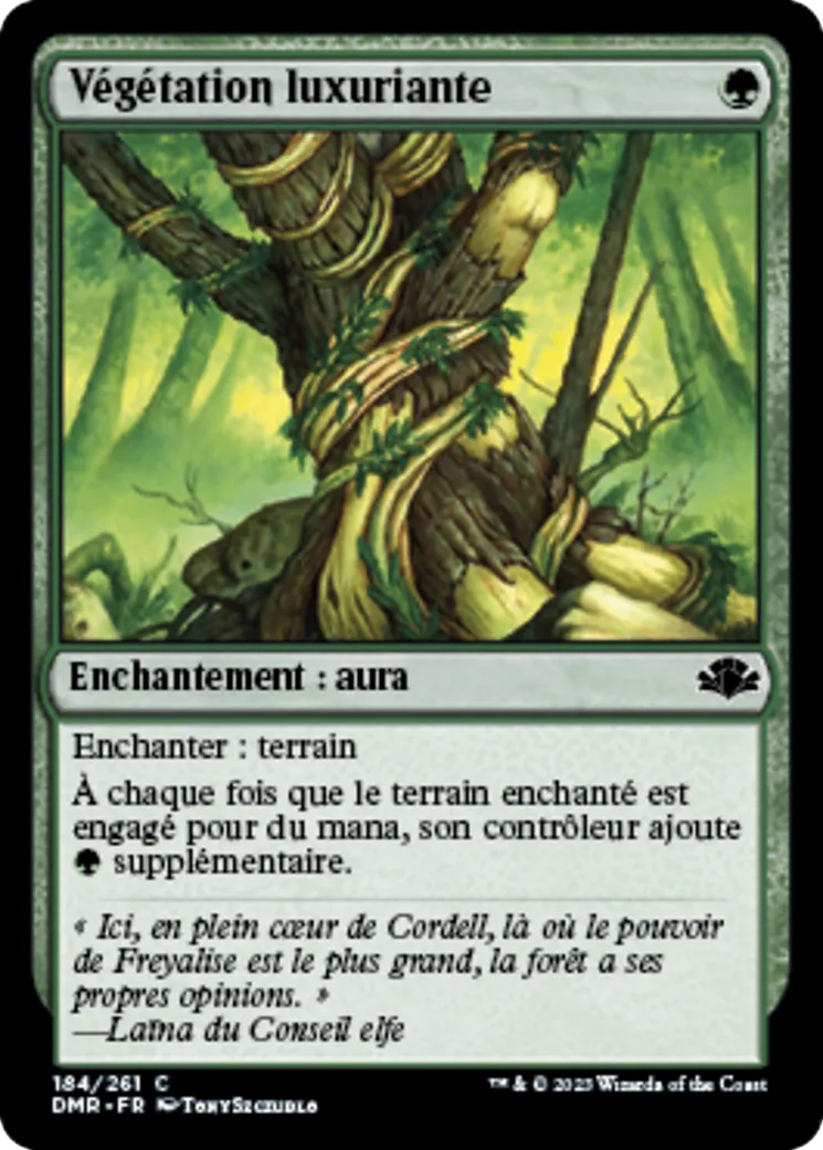 Végétation luxuriante — Dominaria Remastered — Magic: The Gathering