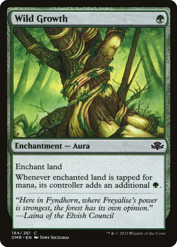 Wild Growth — Dominaria Remastered — Magic: The Gathering