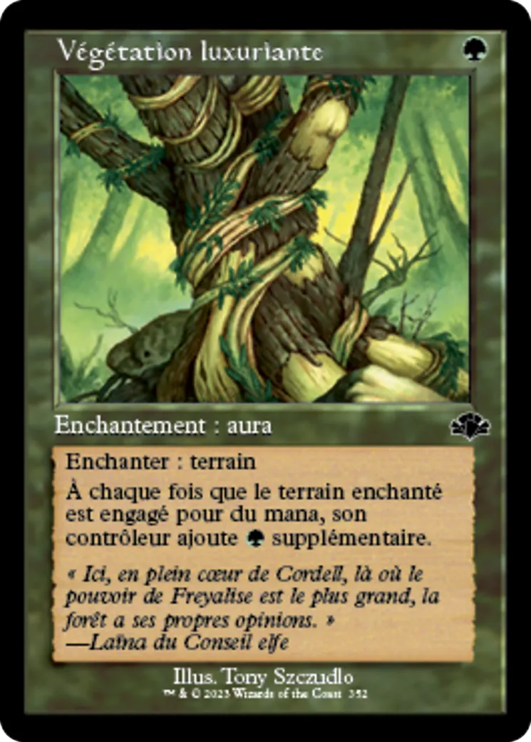 Végétation luxuriante — Dominaria Remastered — Magic: The Gathering