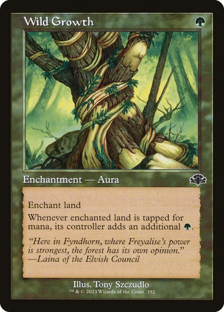 Wild Growth — Dominaria Remastered — Magic: The Gathering