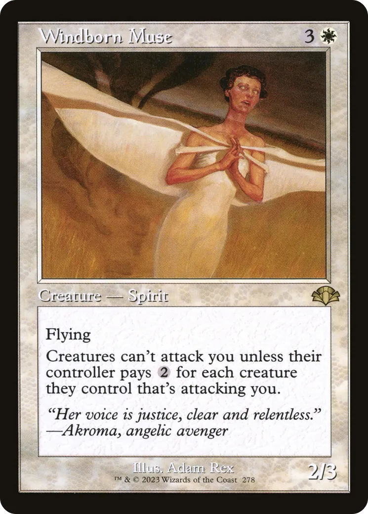 Windborn Muse — Dominaria Remastered — Magic: The Gathering