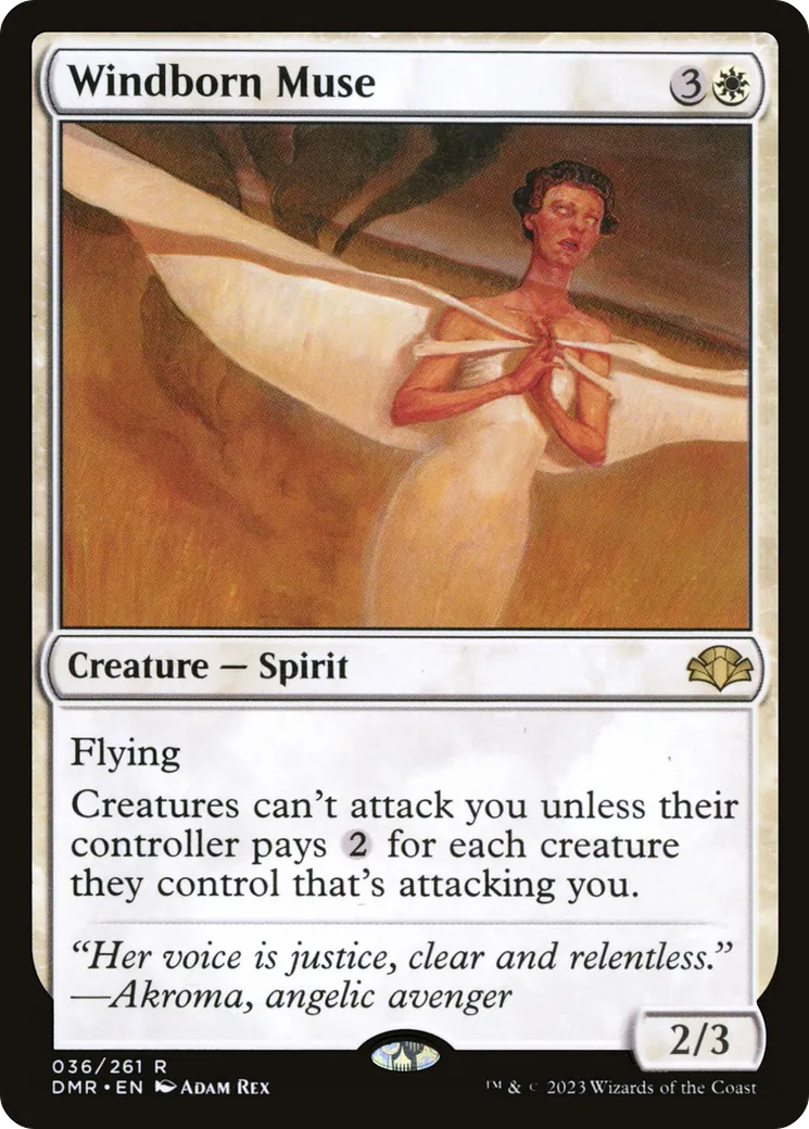 Windborn Muse — Dominaria Remastered — Magic: The Gathering