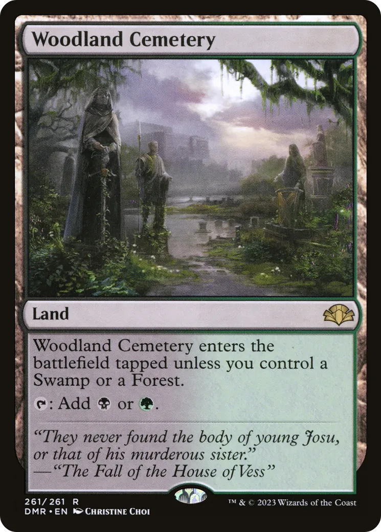 Woodland Cemetery — Dominaria Remastered — Magic: The Gathering